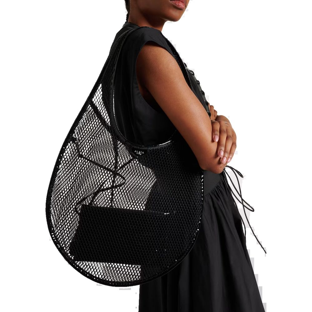 Alaïa Black Fabric Tote Bag