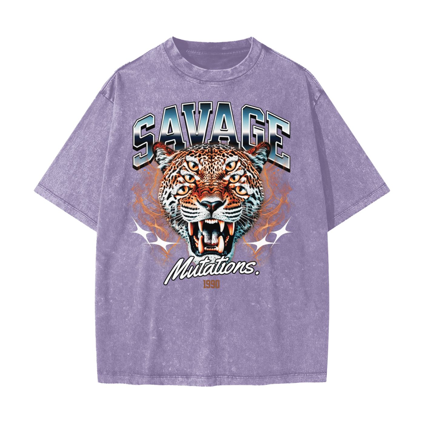 Savage Mutations Heavyweight Snow Washed T-Shirt