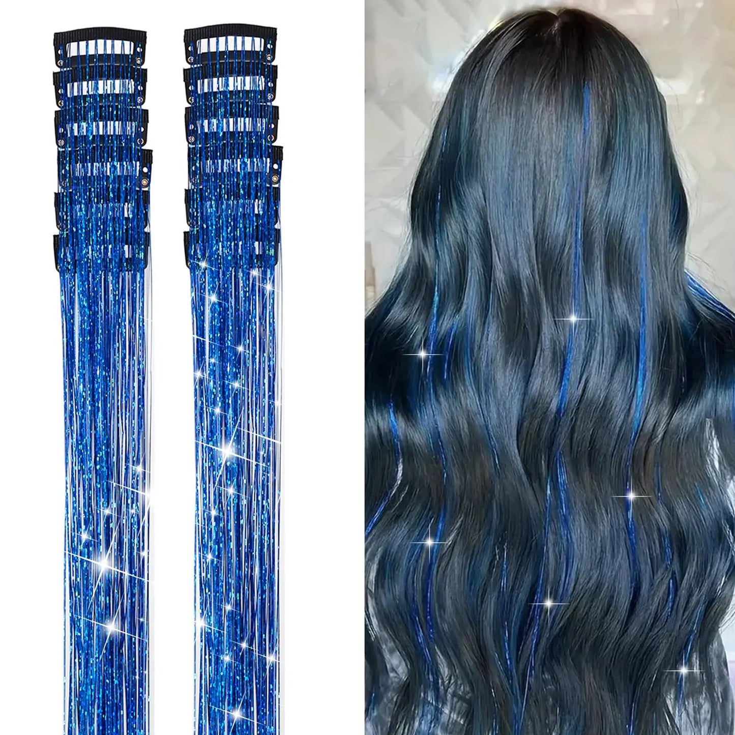 Test prefix TwinkleGlow™ Tinsel Extensions 💫