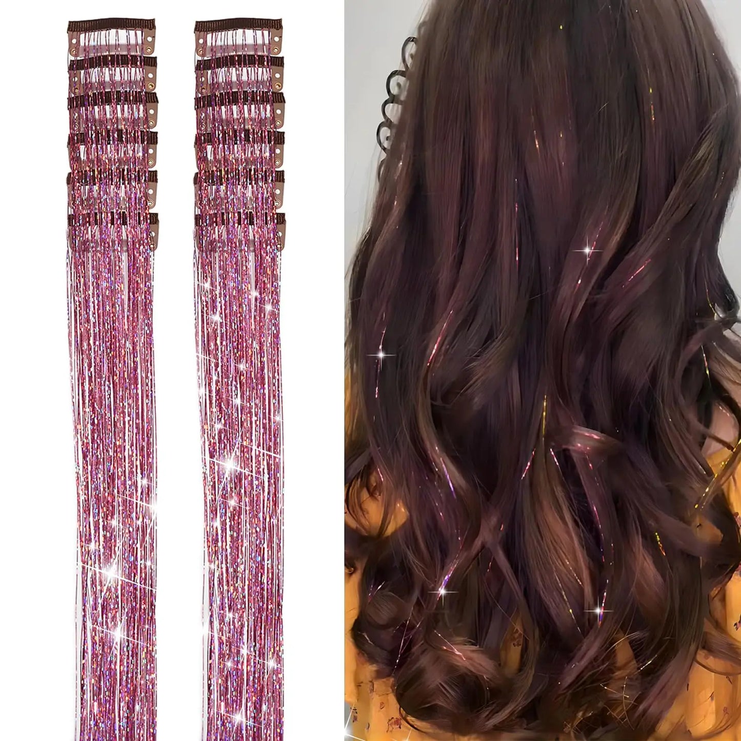Test prefix TwinkleGlow™ Tinsel Extensions 💫