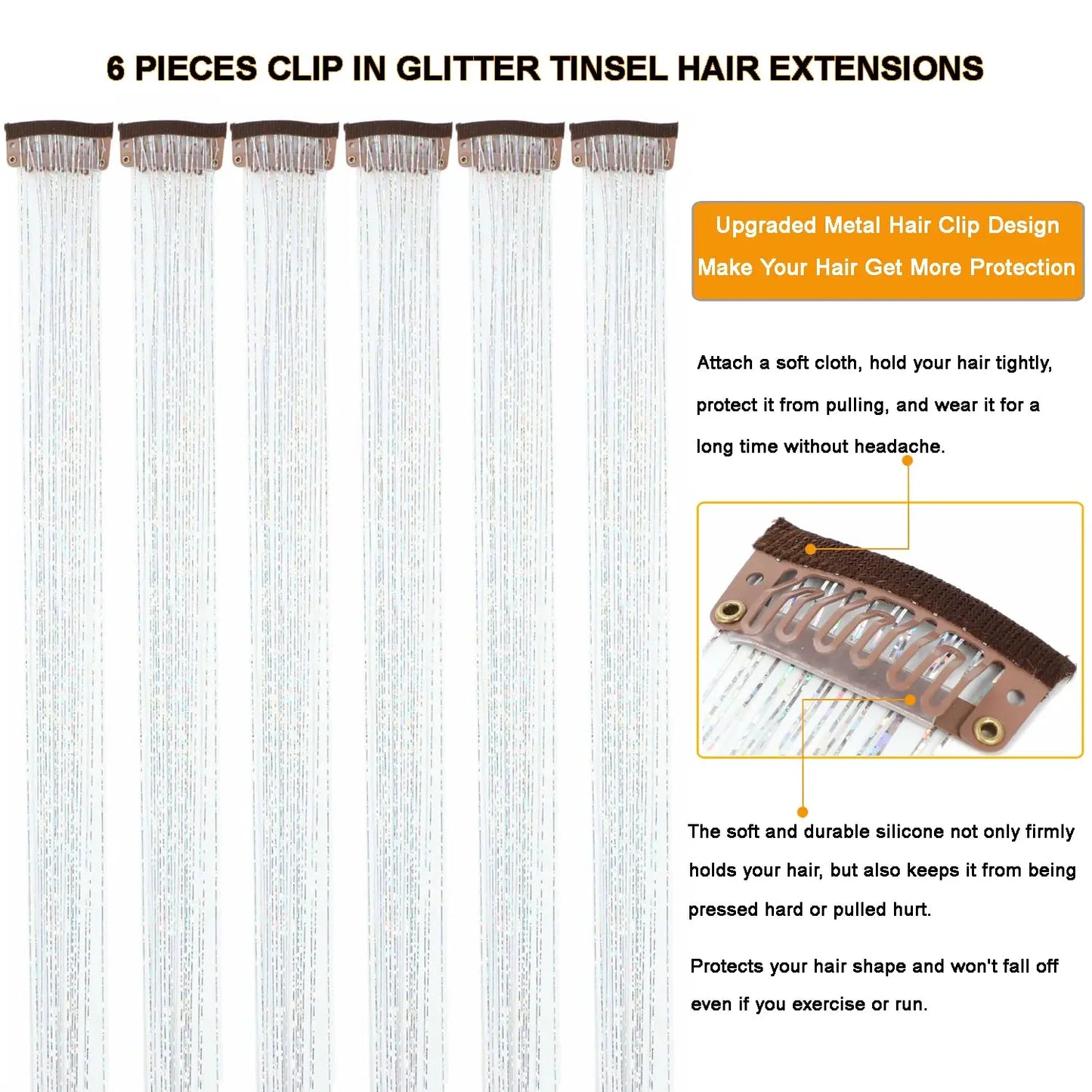 Test prefix TwinkleGlow™ Tinsel Extensions 💫