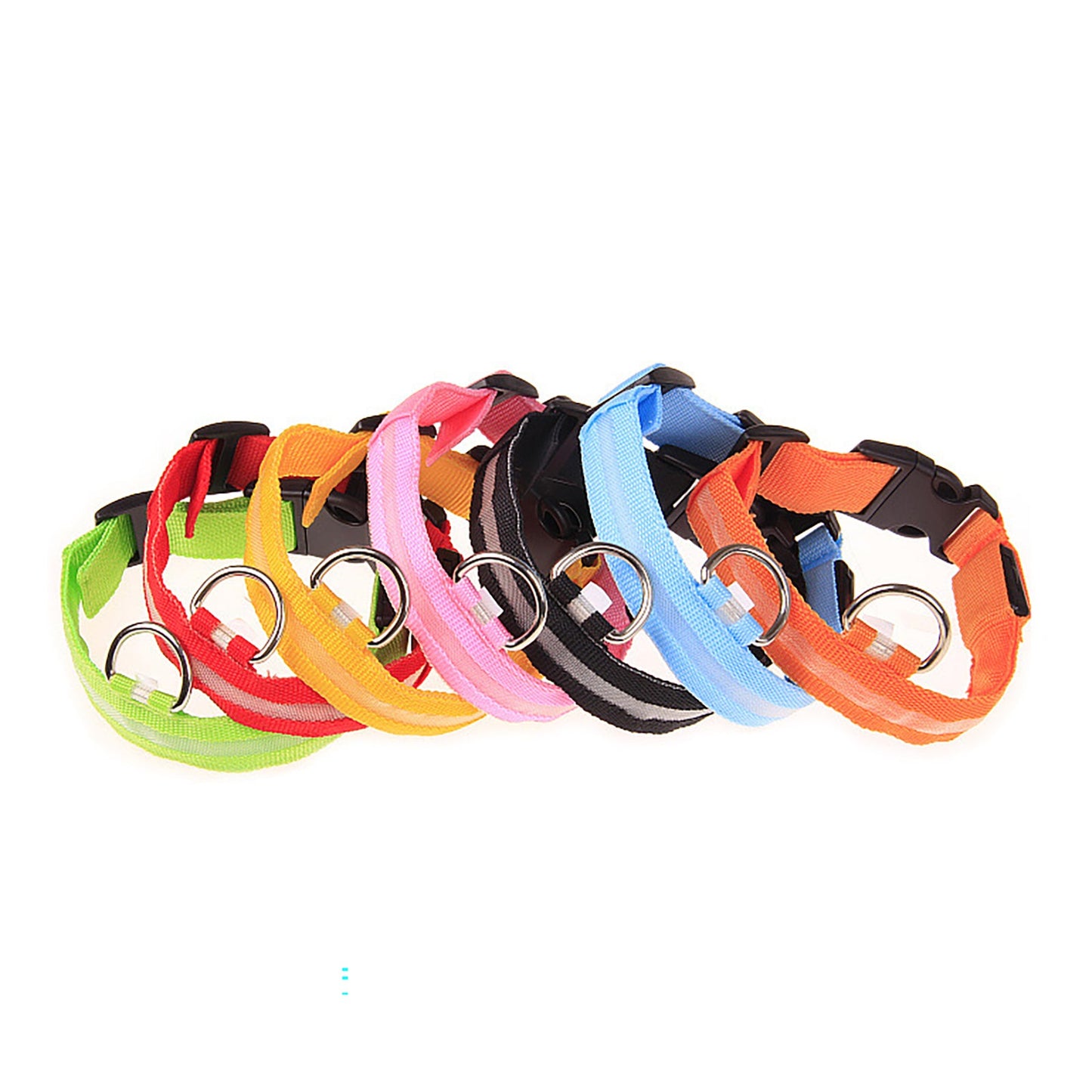 Adjustable Luminous Dog Collar – Glow-in-the-Dark Night Safety